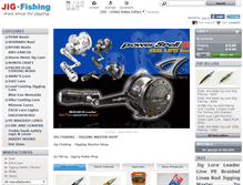 Tablet Screenshot of jig-fishing.com